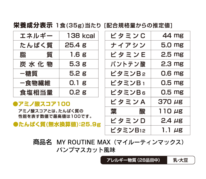 MY ROUTINE MAX ホエイプロテイン（マイルーティーンマックス） - MY ROUTINE -マイルーティーン  充実した毎日を応援するプロテインブランド